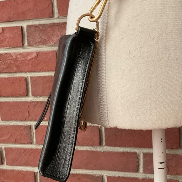 All Saints Eve Black Leather Crossbody Shoulder Bag NWOT - Picture 15 of 16